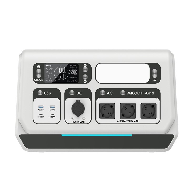 230V 2048WH Portable Emergency Power Bank With WIFI